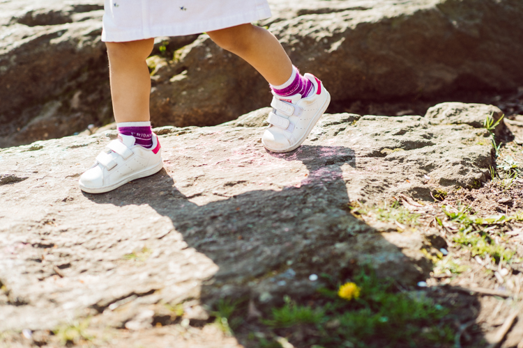 Kim and Rainier's Spring family session at Fort Tryon Park, NY captured by NY NJ Weddings, Elopements and Family Photographer Karis.